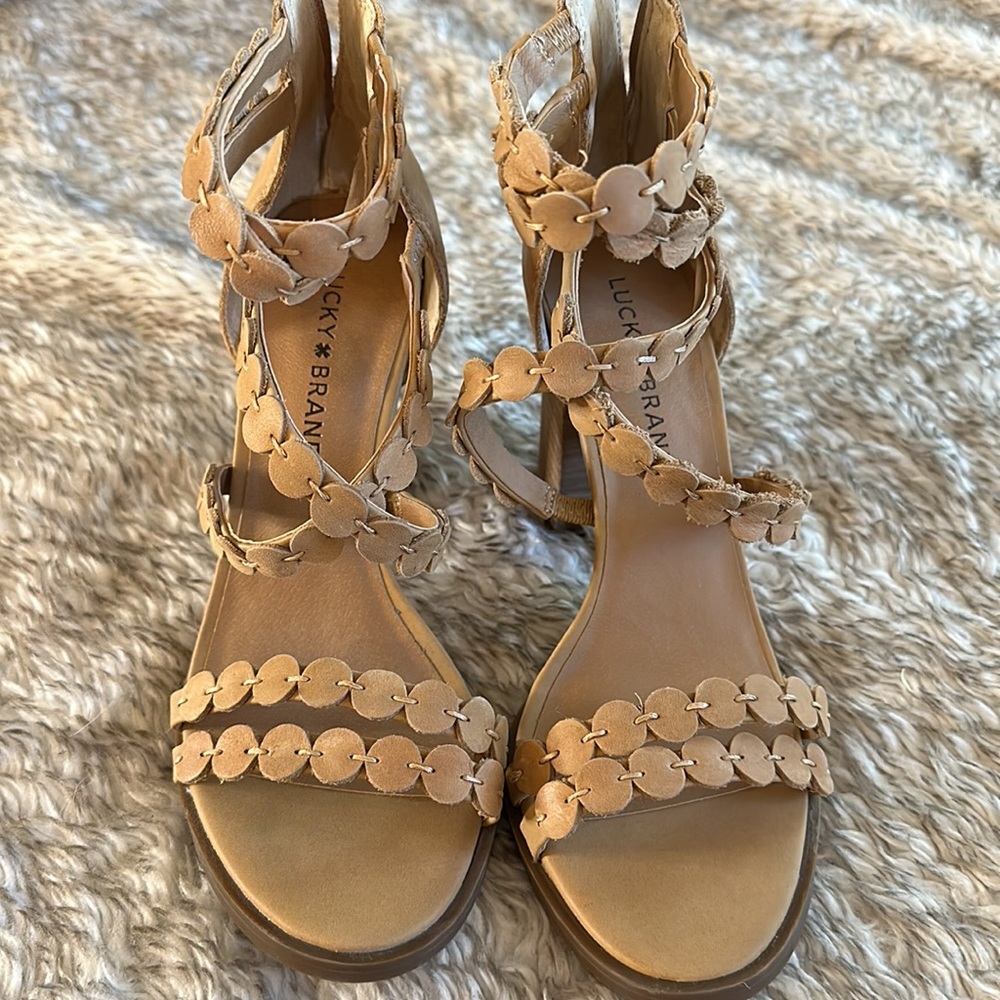 Lucky Brand Leather Heels - Picture 2 of 7